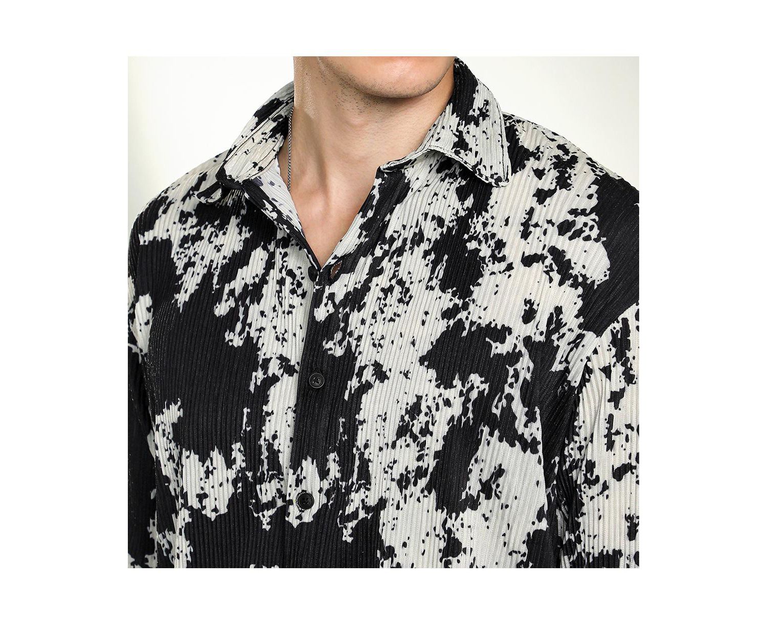 Men's Splash-Pleat Shirt