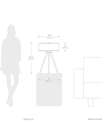 Quattro 16" Table Lamp