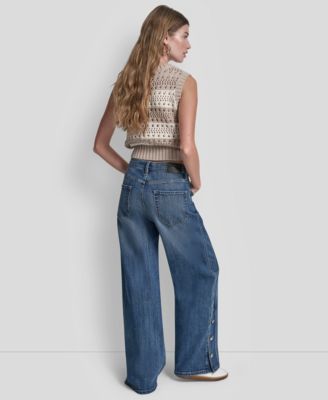 Women's High-Rise Modern Wide Leg Jeans