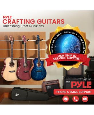 34" 6-String Classic Guitar with Digital Tuner and Accessory Kit (Black