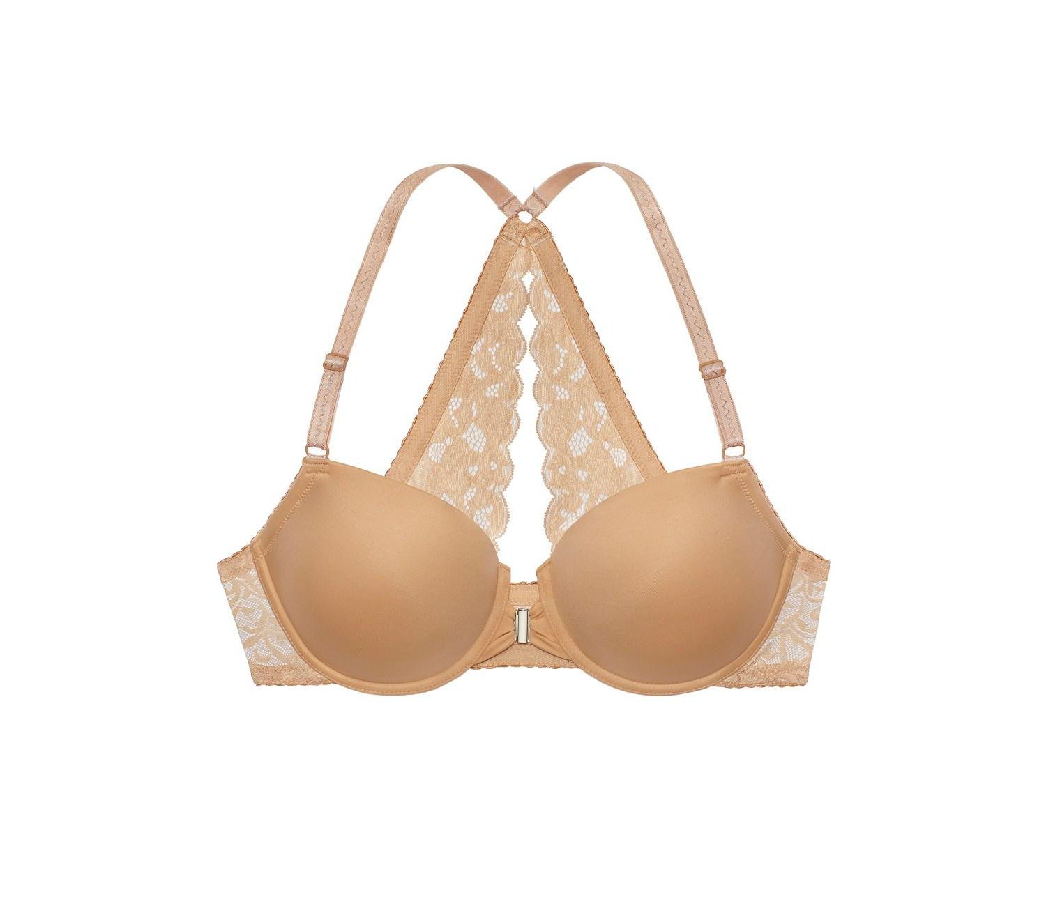 Women's Front Clasp Lightly Padded T-Shirt Bra