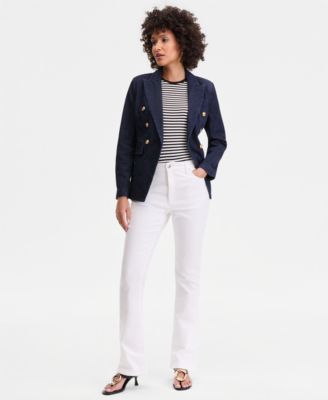 Women's Short-Sleeve Striped T-Shirt