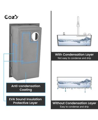 30x22inch Black Waterfall Kitchen Sink Stainless Steel Single Bowl Workstation SSBL12 with Flying rain Faucet Cutting Board