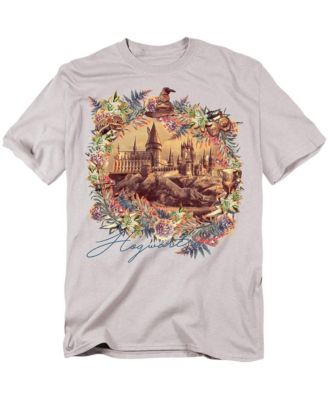 Men's Hogwarts Image Wfloral Wreath T Shirt
