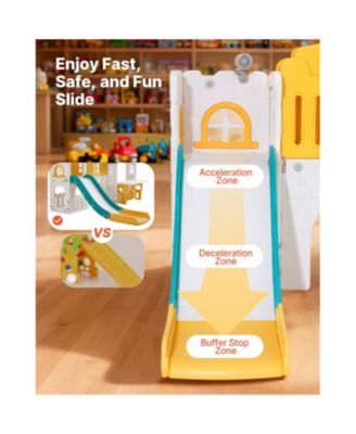 HDPE Playset for Toddlers with Slide, Basketball & Telescope