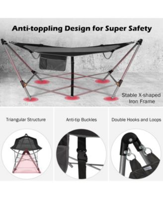 Portable Folding Hammock with Hammock Stand