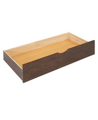 Queen Size Platform Bed with 2 Big Drawers and Twin XL Size Trundle