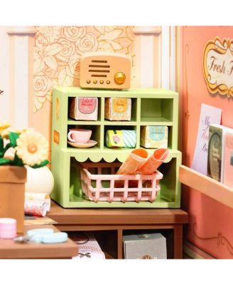 3D Puzzles DIY Miniature Dollhouse Fresh Flower Shop Flower Shop Building Set Toys Playset Decorative Ornaments
