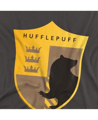 Men's Hufflepuff Four Square Shield Crest T Shirt