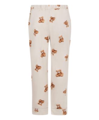 Hunkemoller Women's Pant Flannel Straight Bear