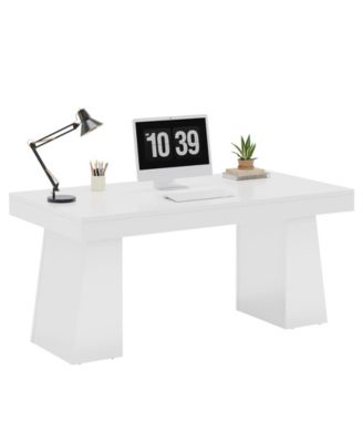 55" Executive Wooden Desk with Double Pedestal