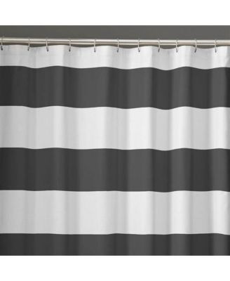 72 x 70 inch Polyester Striped Shower Curtain