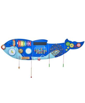 Orca Busy Board with 12 Montessori Sensory Activities