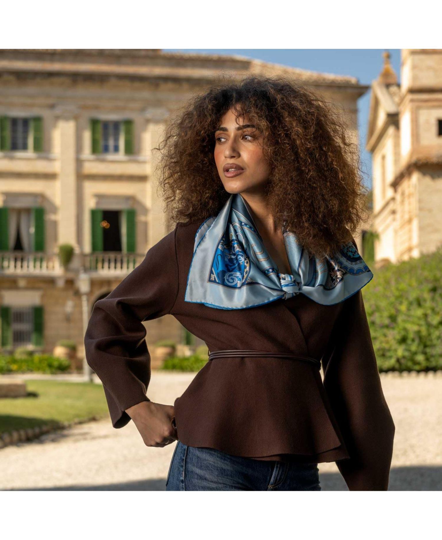 Romina - Silk Foulard for Women