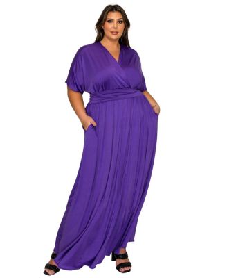 Plus Size Raffi Empire Waist Pocket Dress