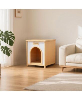 Cat House for Small Cats & Dogs in Light Yellow
