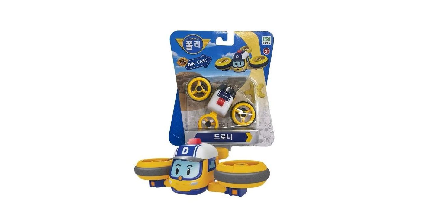 Детская игрушка Robocar Poli Droney Die-Cast Emergency Rescue Vehicle — фото 3