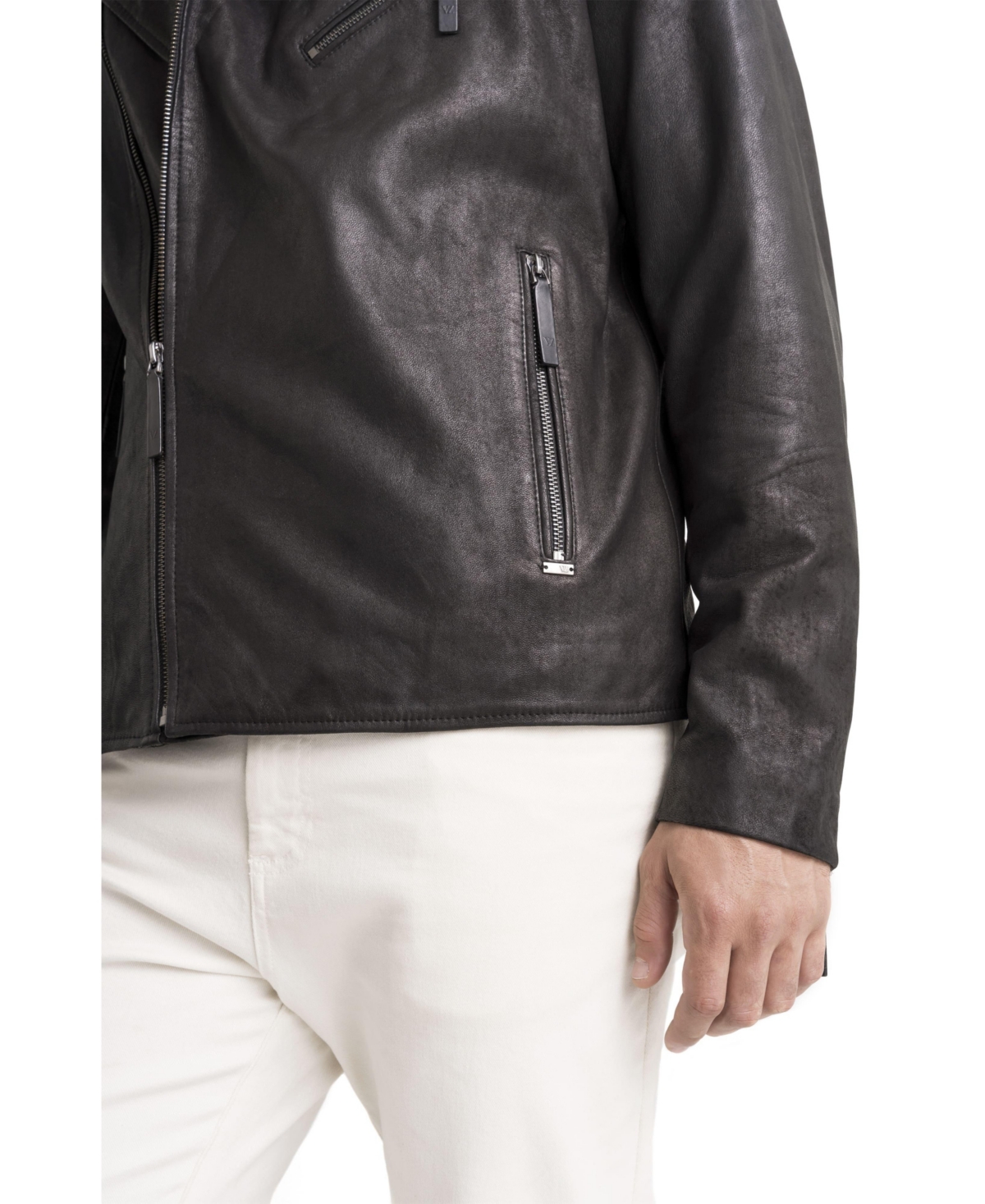 Velez Women's Capri Leather Semi-Fitted Biker Jacket