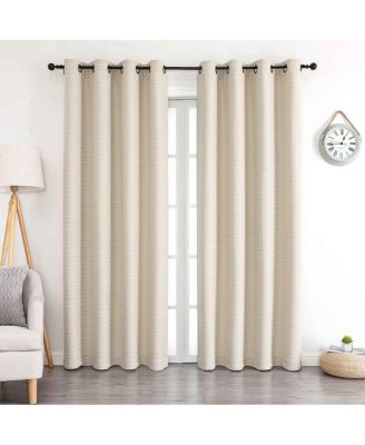 1 Piece Hotel Room Darkening Grommet Top Window Curtain Panel