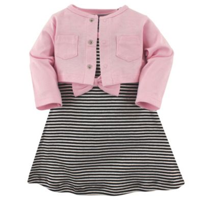 Baby Girls Essential Cotton Dress and Sweater Collection