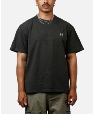 Men's Maiden Boxy T-Shirt in Black Wash
