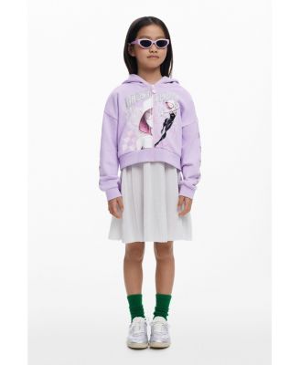 Girls Girls's Ghost Spider eye mask sweatshirt