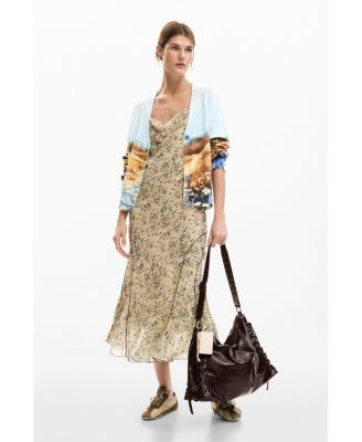 Women's landscape cardigan sweater