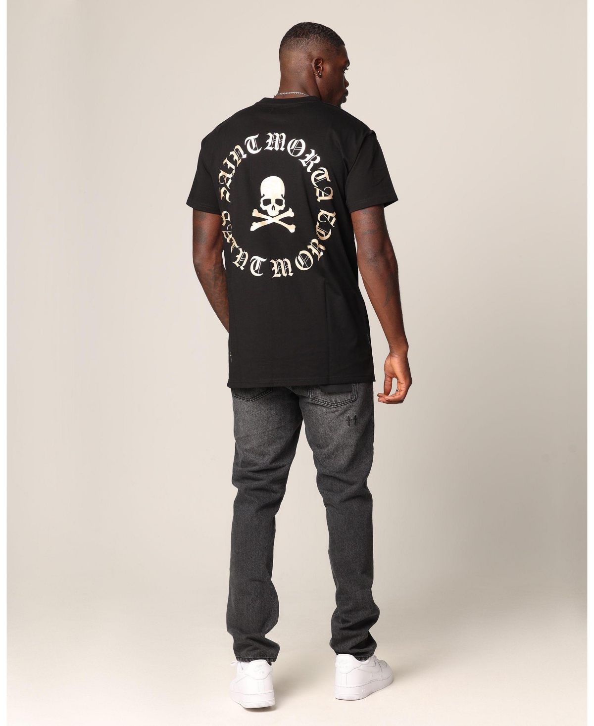 Saint Morta Men's Ceremonies Lafayette T-Shirt Black/Gold