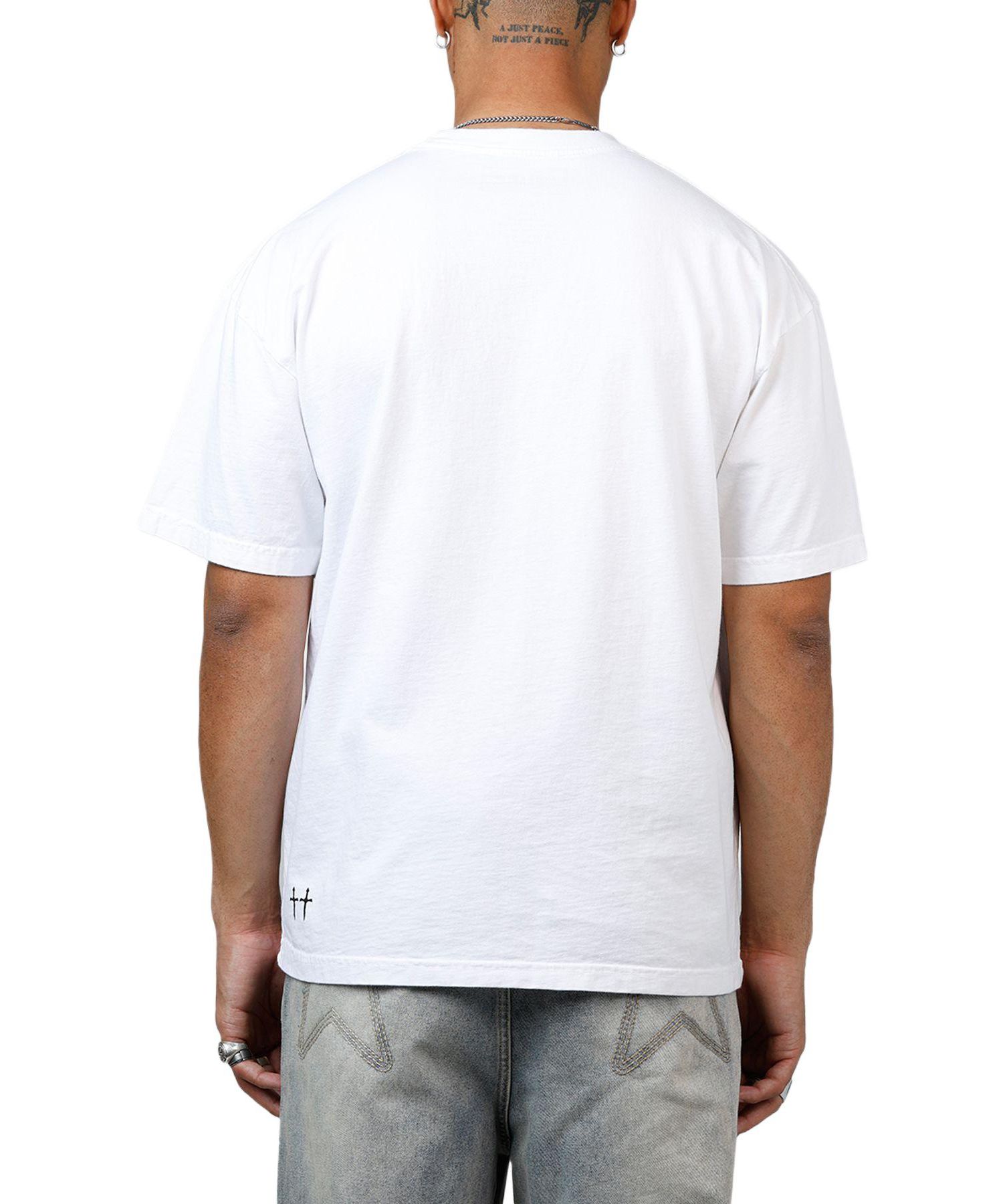 Men's Angelic Drop Shoulder T-Shirt White