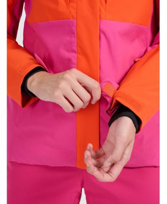 Women's ski jacket membrane 8000 - orange