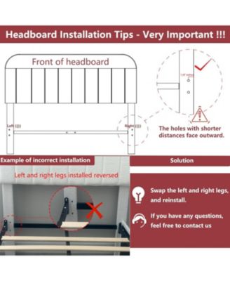  Twin Size Bed Frame Space Saving, for Living Room, Guest Room