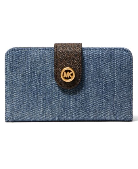 Женские MICHAEL Michael Kors Michael Kors Pop Charm Medium Tab Bifold Wallet