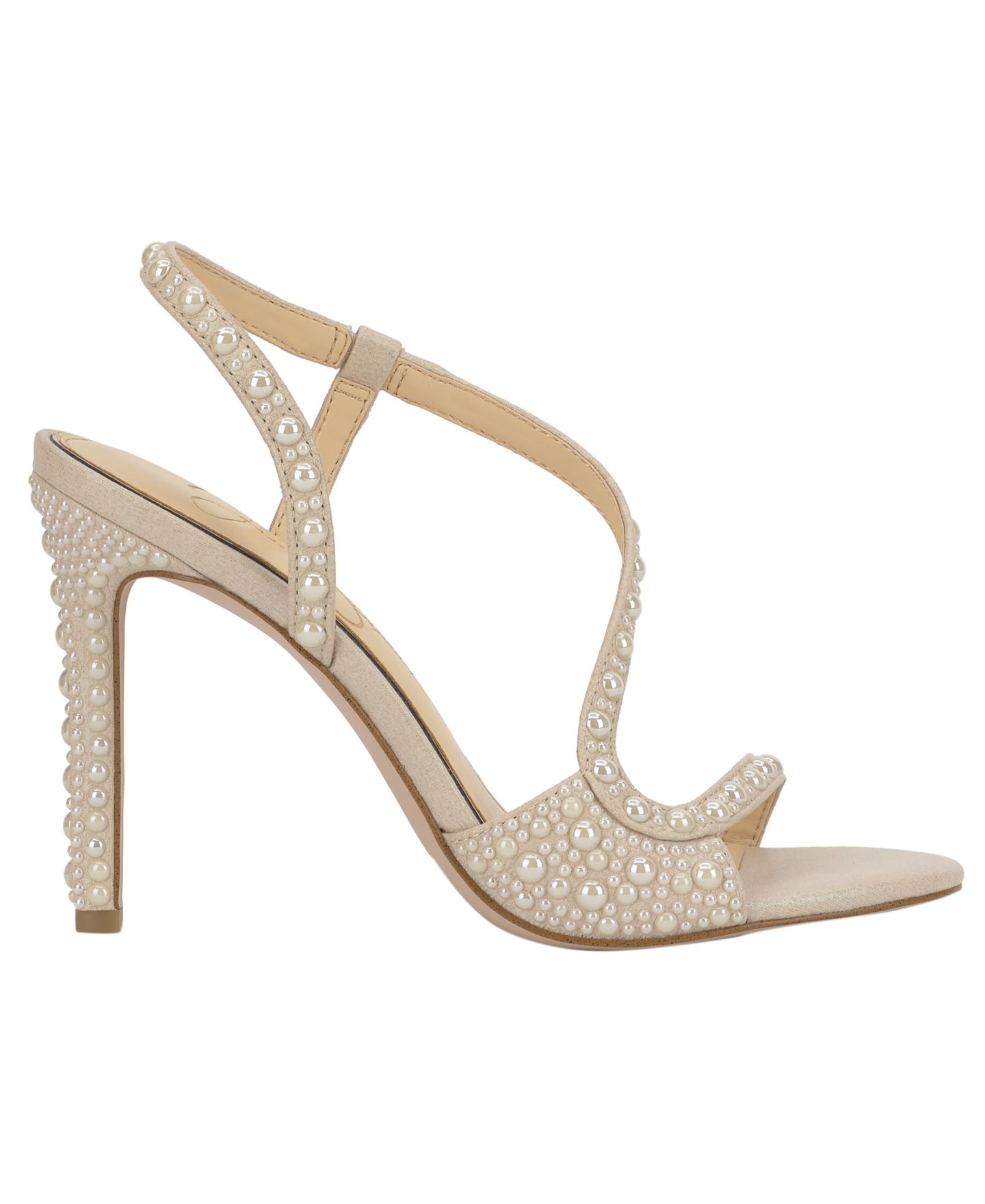 Женские сандалии Jessica Simpson Jaycin Barely-There Pearl Embellished, цвет: Мягкая слоновая кость жемчужный — фото 2