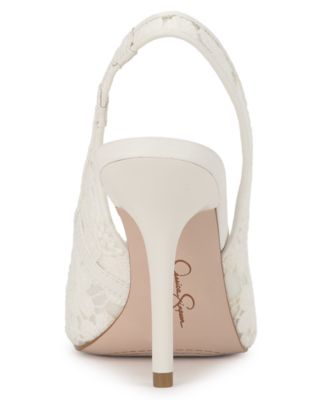 Women's Liliere Mesh Pointed-Toe Slingback Pumps