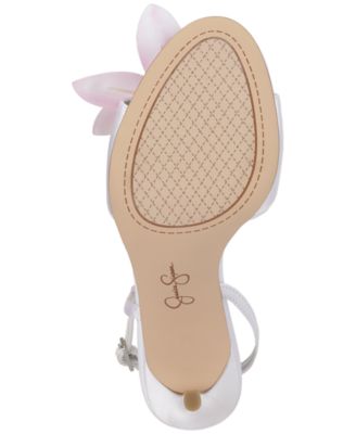 Women's Jylia Strappy Orchid Embellished Stiletto Dress Sandals