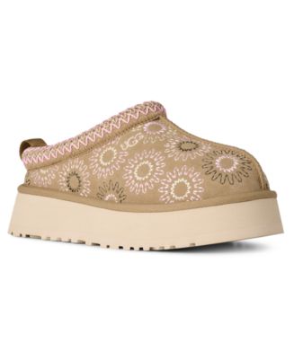 UGG シープスキン ミュール ベージュ UGG® Women's Tazz Sun Stitch Slip-On Slippers - Macy's