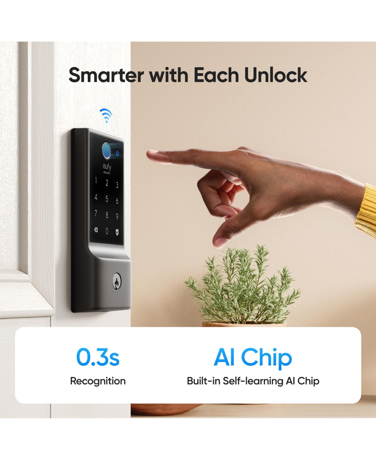 eufy Smart Lock C220 Wireless Keyless Entry Door Lock
