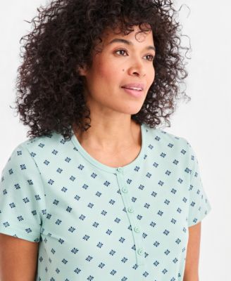Women's Cotton Short-Sleeve Nightgown