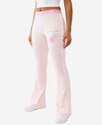 Women's Velour Bootcut Track Pants
