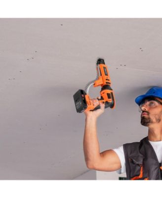 20V Max Auto-Feed Drywall Screw Gun, 4200RPM Brushless Collated Screwgun Kit with 2 Batteries, Charger, Tool Bag & Belt Clip