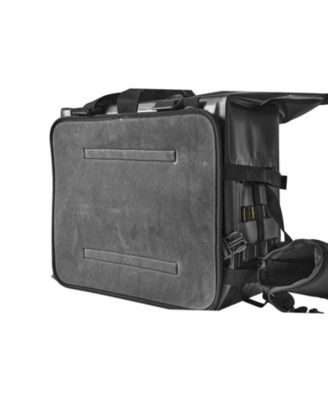 56L Motorcycle Saddlebag Set (28L x2), Waterproof Fabric Side Saddle Bags with Detachable Inner Bag, Black