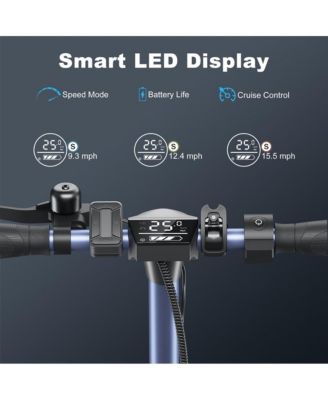 Electric Scooter Adults, Powerful 350W Motor, Top Speed 20 Mph & 120 Miles Range, 8.5" Solid Tires, Cruise Control E Scooter for Adults