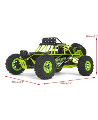 1:12 Scale 31 MPH High-Speed RC Off-Road Truck, 2.4GHz Remote with 330ft Range & LED Lights