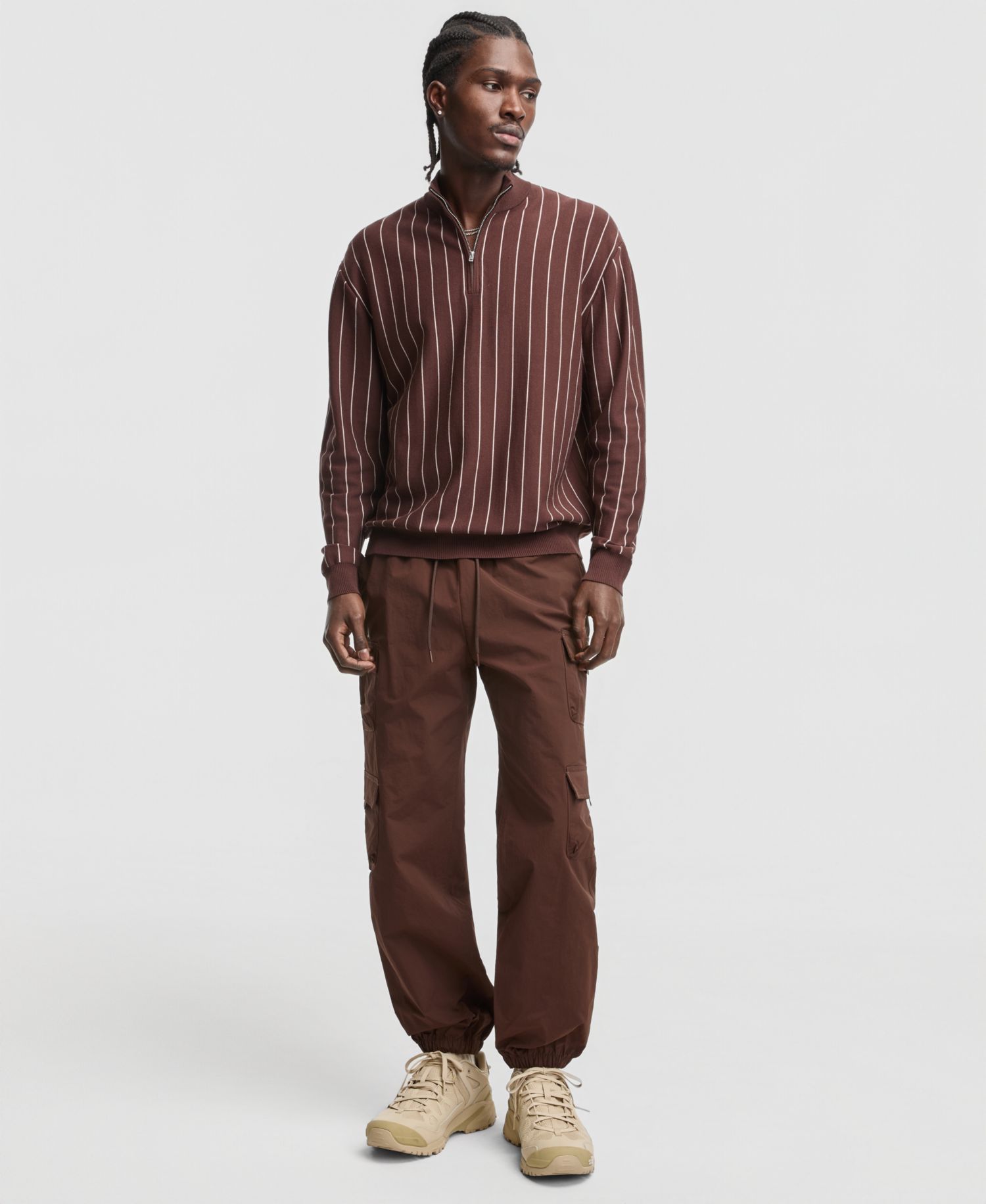 Men's Nylon Cargo Joggers