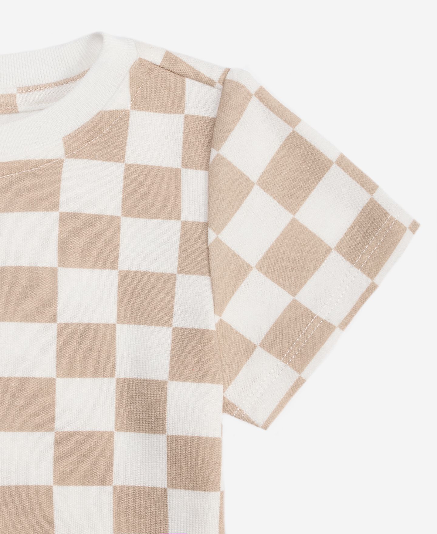Футболка First Impressions Mix and Match Checkerboard T-Shirt для мальчиков-малышей, цвет: Hummus — фото 3