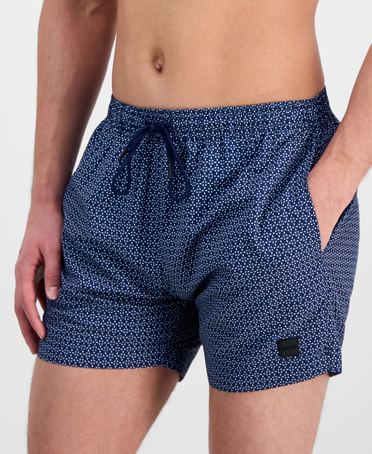 Boss by Hugo Men's Printed Dots 5" Swim Trunks