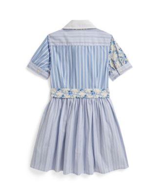 Girls' 2T-6X Short-Sleeve Shirt Dress