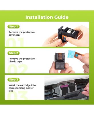 Remanufactured Ink Cartridges Replacement for HP 67XL 67 XL for Envy 6000 6055 6055e 6052 6075 6400 6455 Printer (2-Pack)