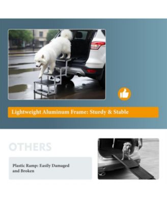 Foldable Dog Ramp for Cars, SUVs, Trucks in Black