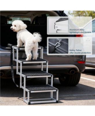 Foldable Dog Ramp for Cars, SUVs, Trucks in Black